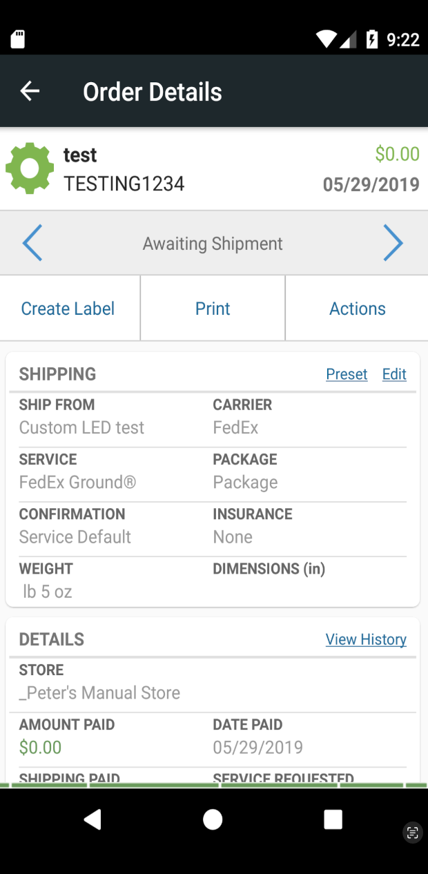 ShipStation Android screenshot 2